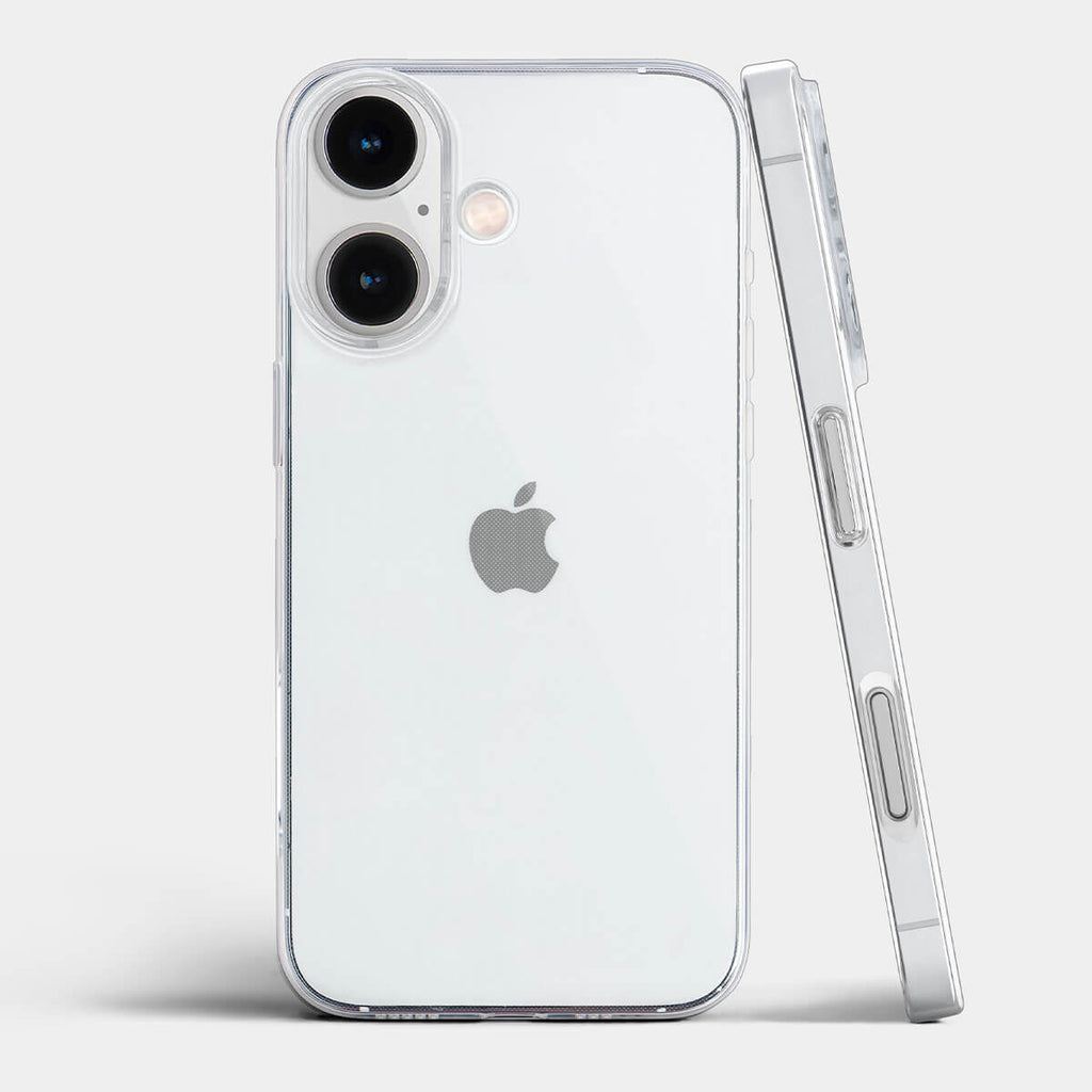 Transparent Silicone Case for iPhone 16/15/14/13 Pro Max