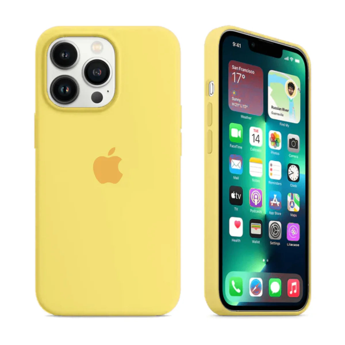Liquid Silicone Case for iPhone 13/14/15/16 – Soft Touch, Shockproof Cover